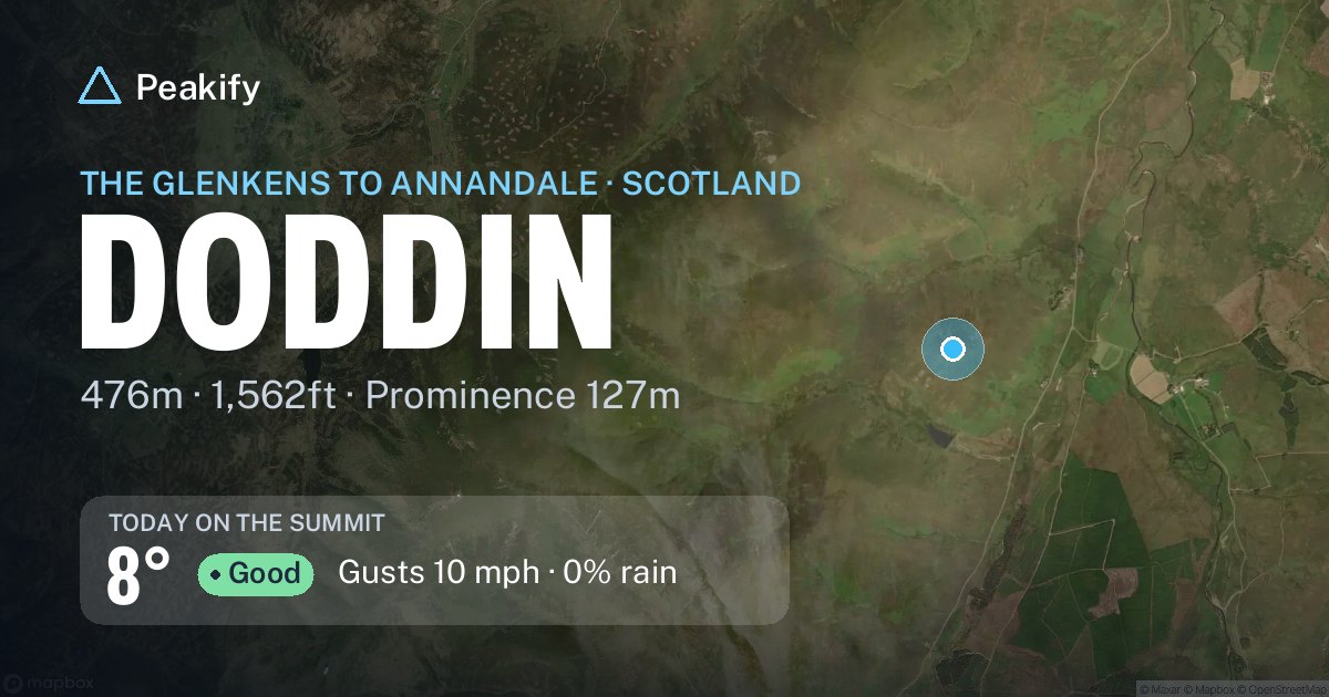 Doddin, The Glenkens to Annandale | Peakify.ai