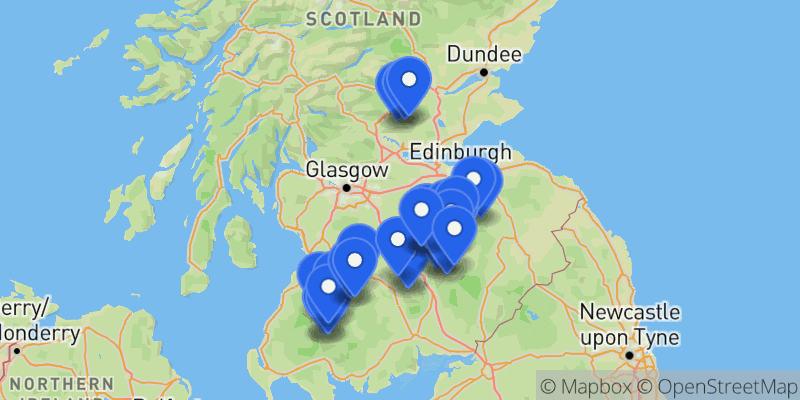Map of the Donalds summits